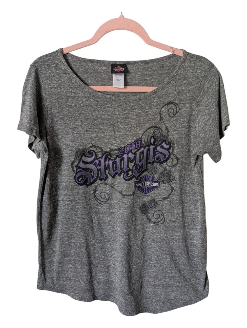 Harley Davidson Sturgis Deadwood South Dakota 2018 Tee Size Large